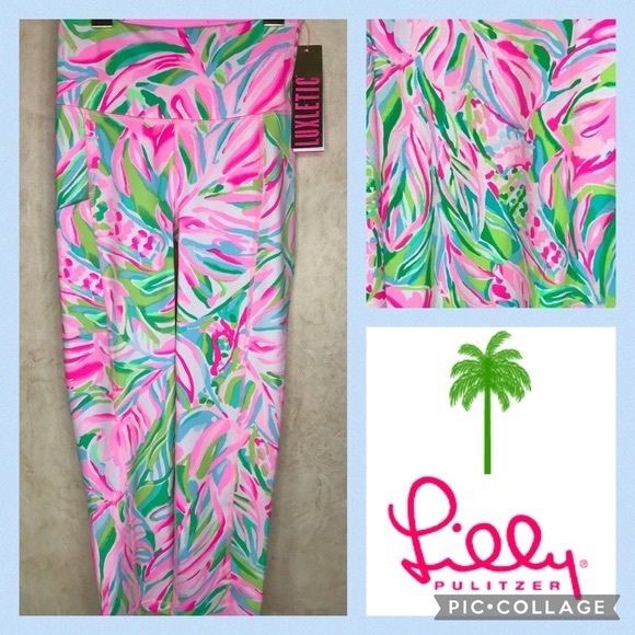 Lilly Pulitzer High Waist Crop Weekender Legging - Picture 2 of 8